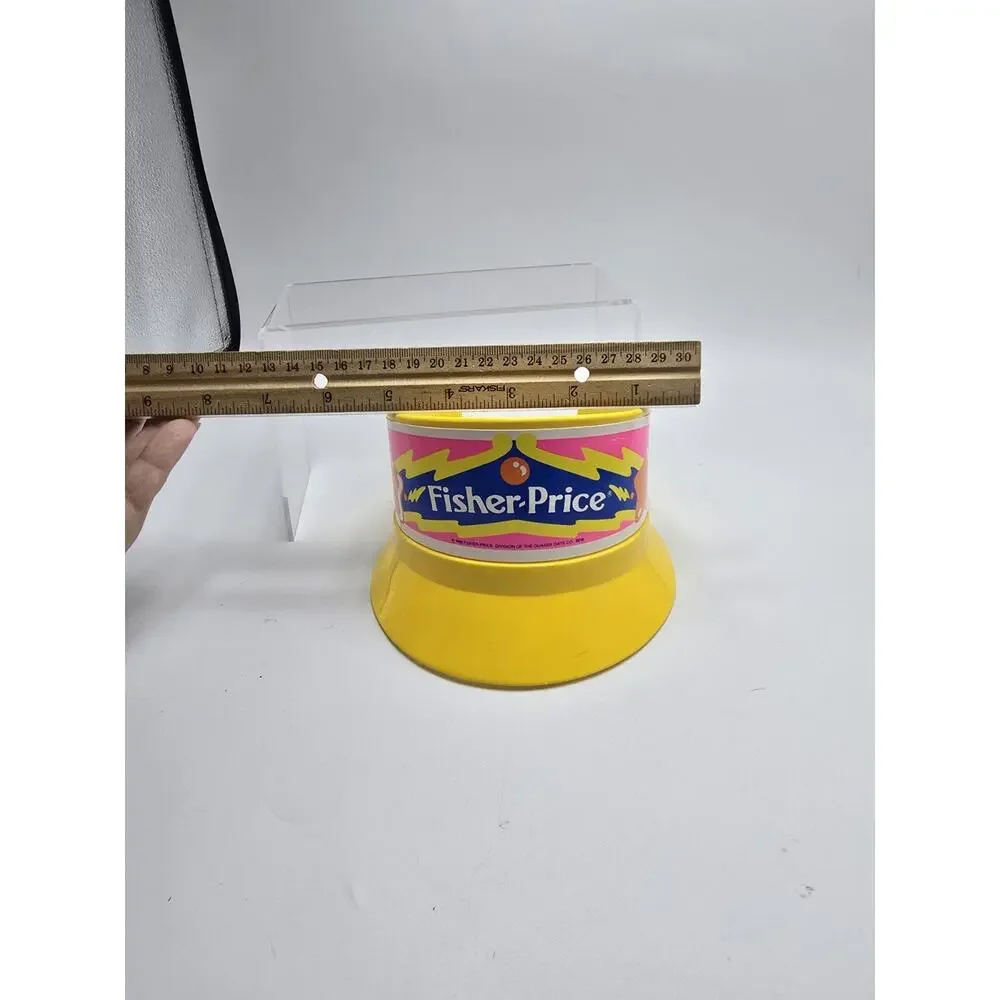 Vintage Fisher Price Marching Band Music Toys Yellow Hat